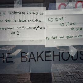 The Bakehouse during Covid-19 Level 4 lockdown