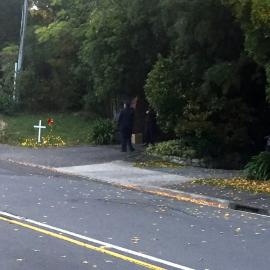 Stand At Dawn tribute, Silverstream, Anzac Day 2020