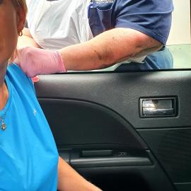 Going for a flu shot during Covid-19 lockdown (5 of 7)