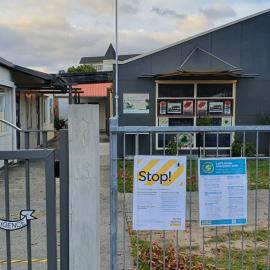 Covid-19 signage at St Brendan's School