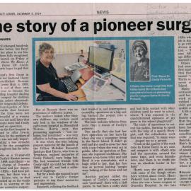 Upper Hutt Leader article; Beryl Harris' book on Dame Cecily Pickerill