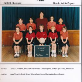 Upper Hutt School, Netball 'Cheetahs'; 1998