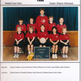 Upper Hutt School, Netball 'Cool Cats'; 1998