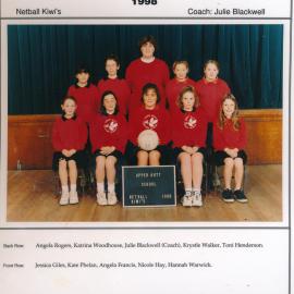 Upper Hutt School, Netball 'Kiwis'; 1998