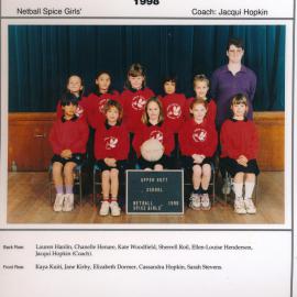 Upper Hutt School, Netball 'Spice Girls'; 1998