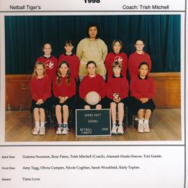 Upper Hutt School, Netball 'Tigers'; 1998