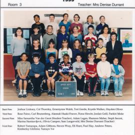 Upper Hutt School, Room 3; 1999