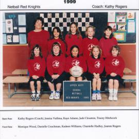 Upper Hutt School, Netball 'Red Knights'; 1999