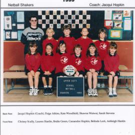 Upper Hutt School, Netball 'Shakers'; 1999