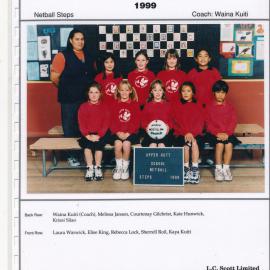 Upper Hutt School, Netball 'Steps'; 1999
