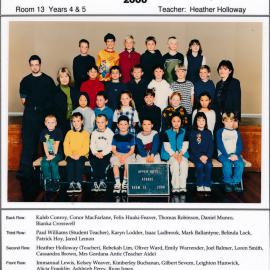 Upper Hutt School, Room 13, Years 4 and Year 5; 2000
