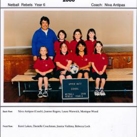 Upper Hutt School, Netball 'Rebels'; 2000