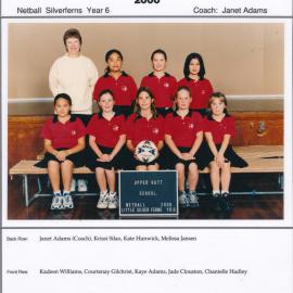 Upper Hutt School, Netball 'Little Silver Ferns'; 2000