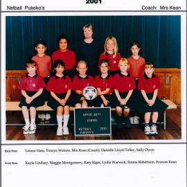 Upper Hutt School, Netball 'Pukekos'; 2001