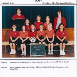 Upper Hutt School, Netball 'Tuis'; 2001