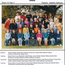 Upper Hutt School, Room 13; 2002