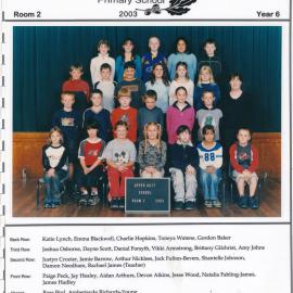 Upper Hutt School, Room 2; 2003