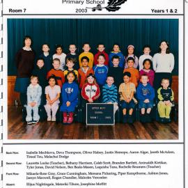 Upper Hutt School, Room 7; 2003