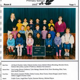 Upper Hutt School, Room 8; 2003