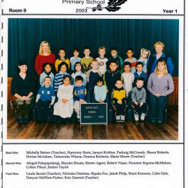 Upper Hutt School, Room 9; 2003
