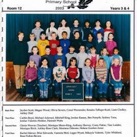Upper Hutt School, Room 12; 2003
