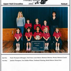 Upper Hutt School, Netball 'Crocodiles'; 2003