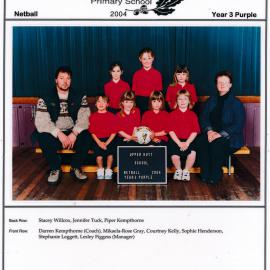 Upper Hutt School, Netball 'Purple'; 2004