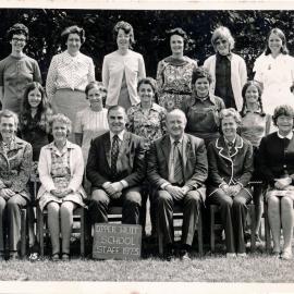 Upper Hutt School, Staff; 1973