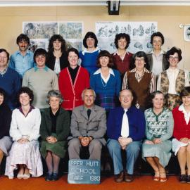Upper Hutt School, Staff; 1980