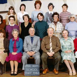 Upper Hutt School, Staff; 1982