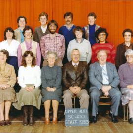 Upper Hutt School Room, Staff; 1983