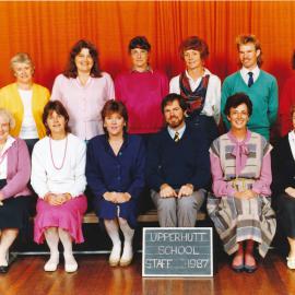 Upper Hutt School, Staff; 1987