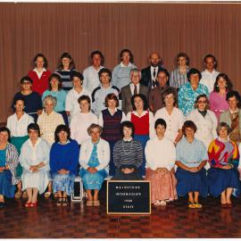 Maidstone Intermediate, Staff; 1988