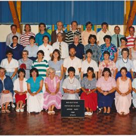 Maidstone Intermediate, Staff; 1989