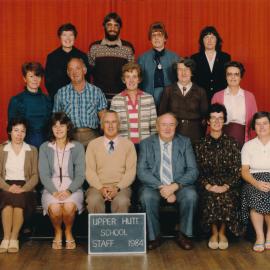 Upper Hutt School, Staff; 1984