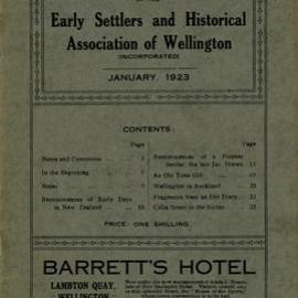 Reminiscences of a Pioneer Settler, the Late James Brown; Publication 173