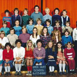 Upper Hutt School, Room 1, Standard 3 and 4; 1981