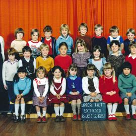 Upper Hutt School, Room 10, J1 and J2; 1981