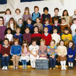 Upper Hutt School, Room 11, Standard 1; 1982