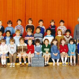 Upper Hutt School, Room 8, New Entrants; 1983
