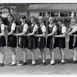 Upper Hutt School, unidentified netball team; 1966
