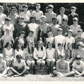Upper Hutt School, Form 2; 1970