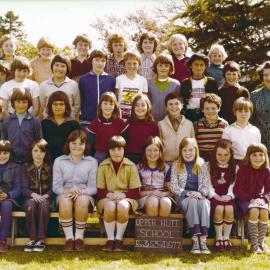 Upper Hutt School, Room 3, Standard 3 and 4; 1977
