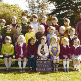 Upper Hutt School, Room 8, New Entrants; 1977