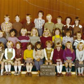 Upper Hutt School, Room 7, J2; 1978