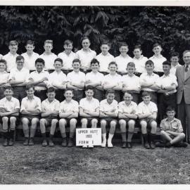 Upper Hutt School, Form 2; 1955