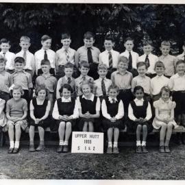 Upper Hutt School, Standard 1 and 2; 1955