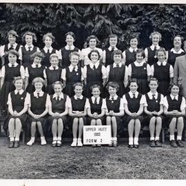 Upper Hutt School, Form 2; 1955