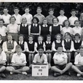 Upper Hutt School, Standard 5; 1955