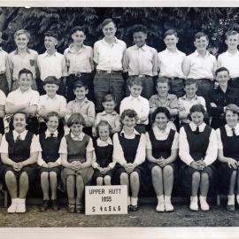 Upper Hutt School, Standard 4, 5 and 6; 1955